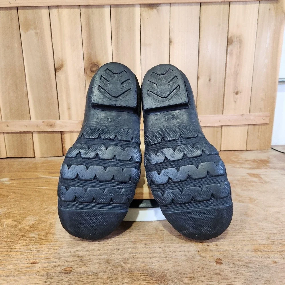 Vintage Bristolite Military Mickey Mouse Rubber Boots Mens 9R Black Cold Weather